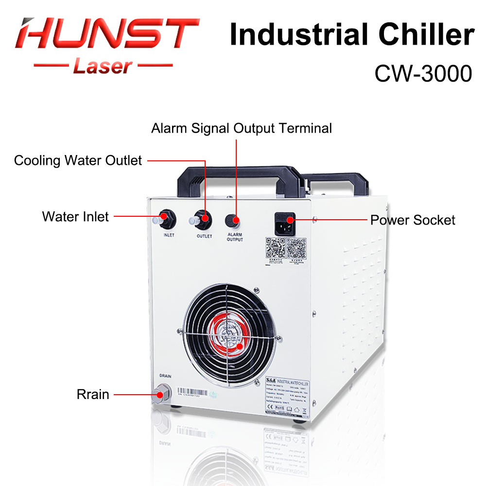 HUNST S&A CW3000 Industrial Wa - огляд і ціна Laser Industrial Chiller