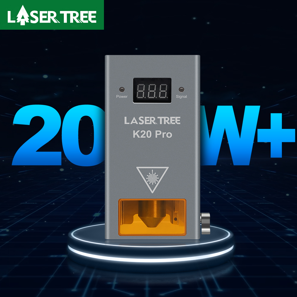 LASER TREE K20 20W Optical Pow - огляд і ціна Industrial Laser Engraver