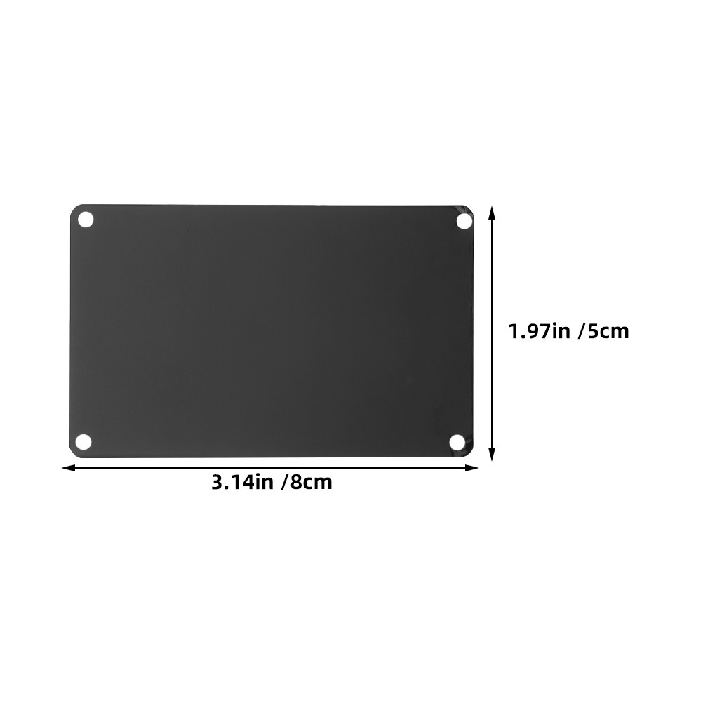 10Pcs Blank Aluminum Nameplate - огляд і ціна Industrial Laser Engraver
