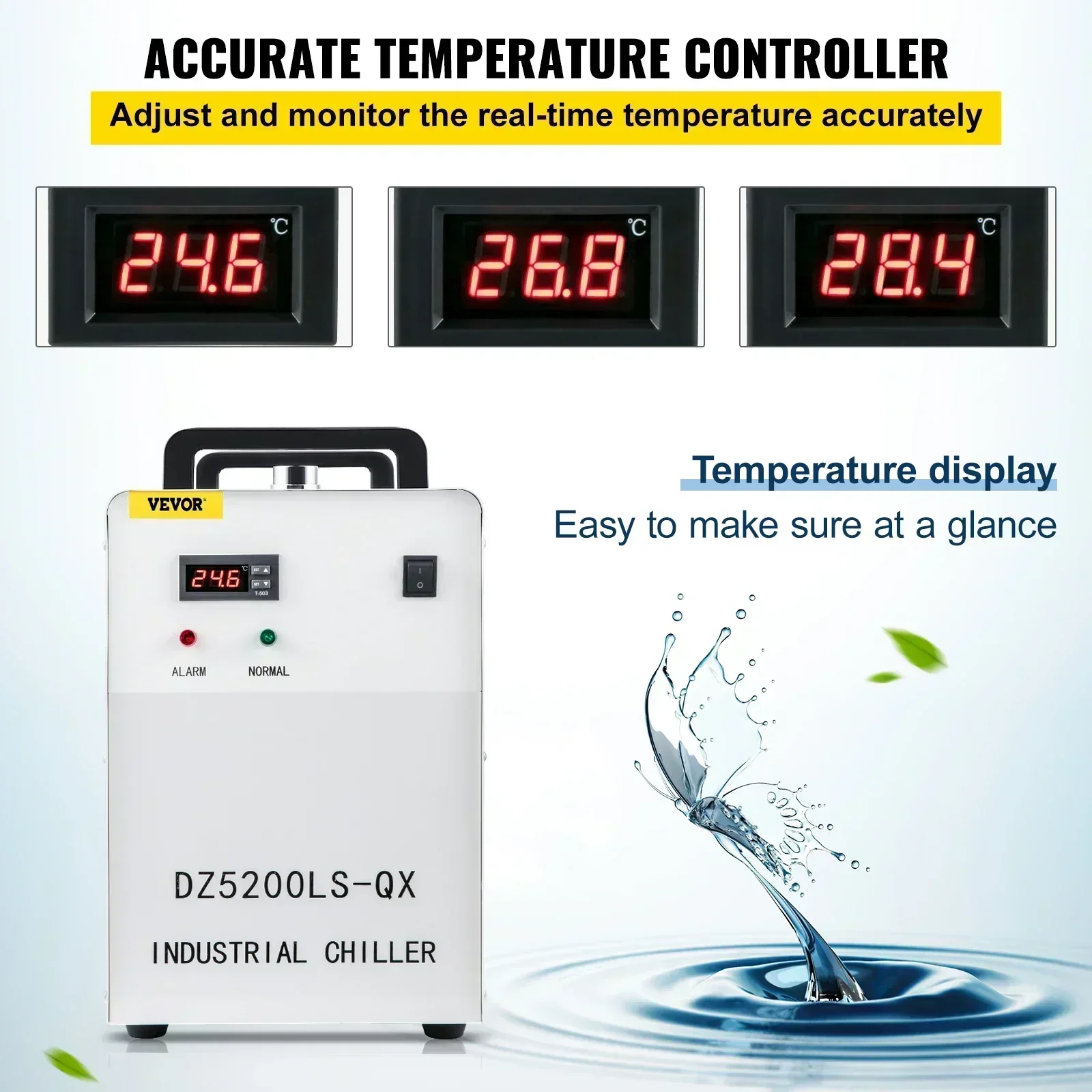SIHAO CW-3000 Industrial Grade - огляд і ціна Laser Industrial Chiller