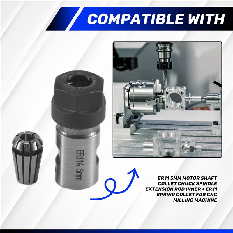 Top Sale Er11 5Mm Motor Shaft  - огляд і ціна Cnc Spindle Motor