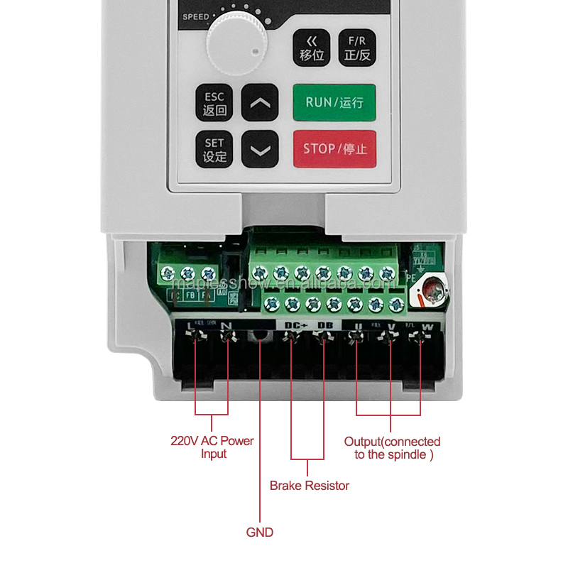1.5kw 110v/220v/380vac Inverte - огляд і ціна Cnc Spindle Motor